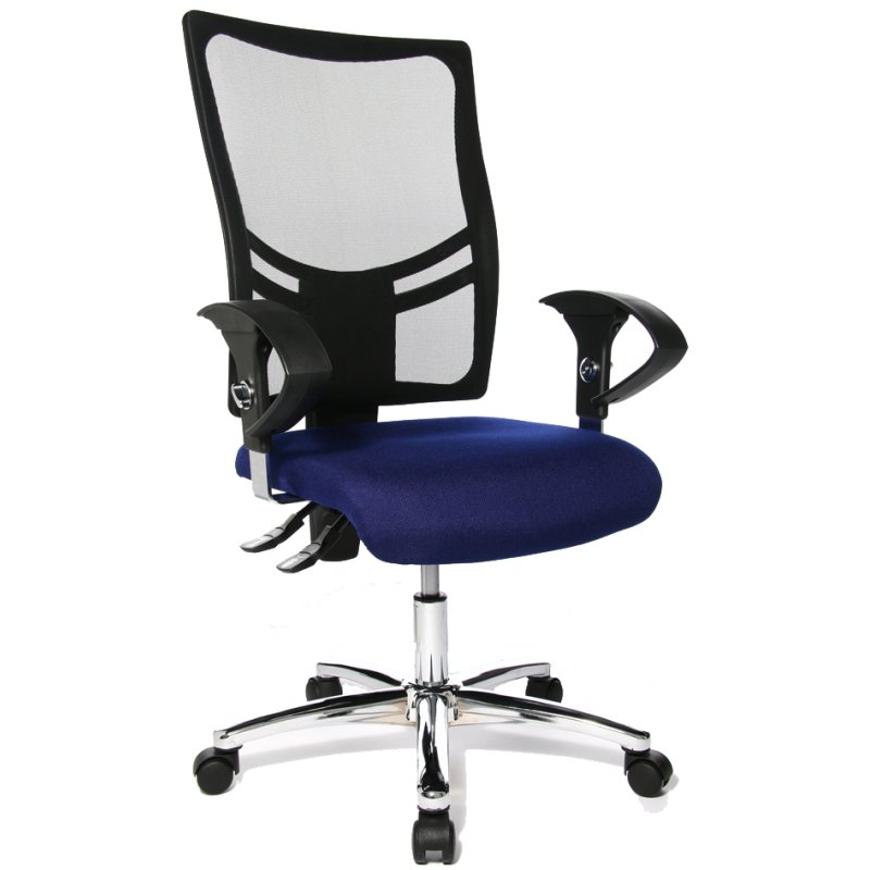 Topstar bureaustoel Net Point 10, zwart, netrug, draagkracht 110 kg